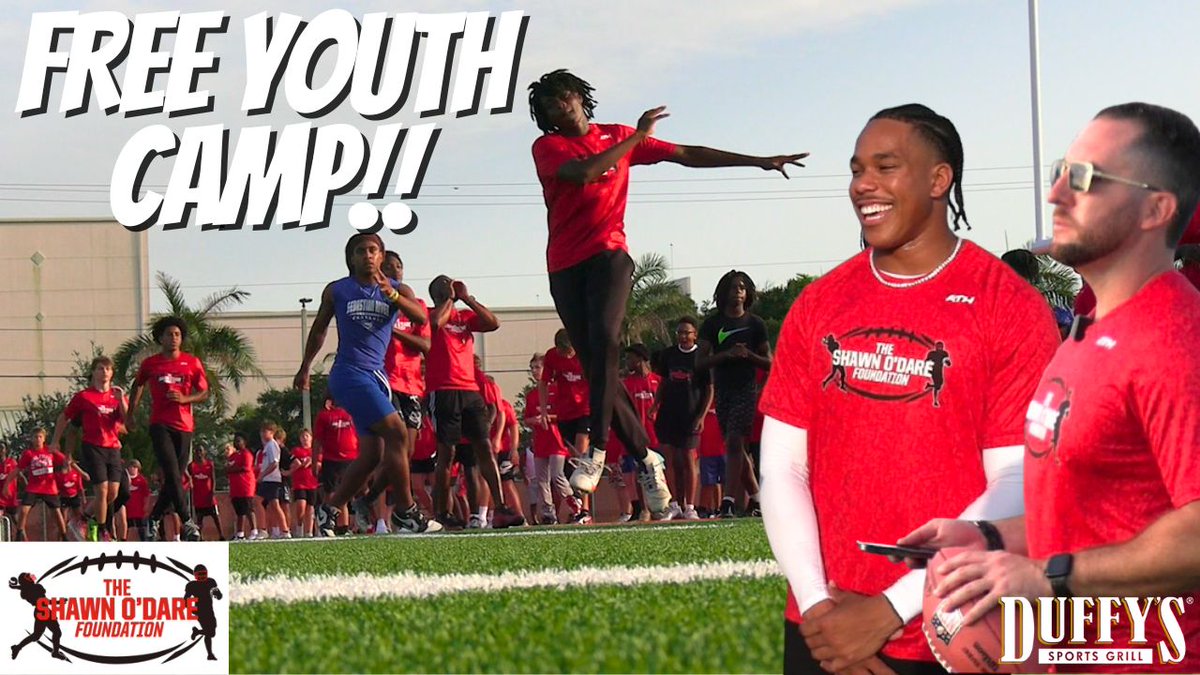 ESPN Top 63 (@espntop63) on Twitter photo NOTHING BEATS FREE!
<a href="/ShawnODare/">Shawn O'Dare</a> hosted his 4th annual youth football camp at Vero Beach High School.
He brought the stars and more than 150 kids brought their game as they went to work under the lights!
<a href="/VBFootball/">Vero Beach Football</a>
Full interview: youtu.be/k7k4CcVW9NE NOTHING BEATS FREE!
<a href="/ShawnODare/">Shawn O'Dare</a> hosted his 4th annual youth football camp at Vero Beach High School.
He brought the stars and more than 150 kids brought their game as they went to work under the lights!
<a href="/VBFootball/">Vero Beach Football</a>
Full interview: youtu.be/k7k4CcVW9NE