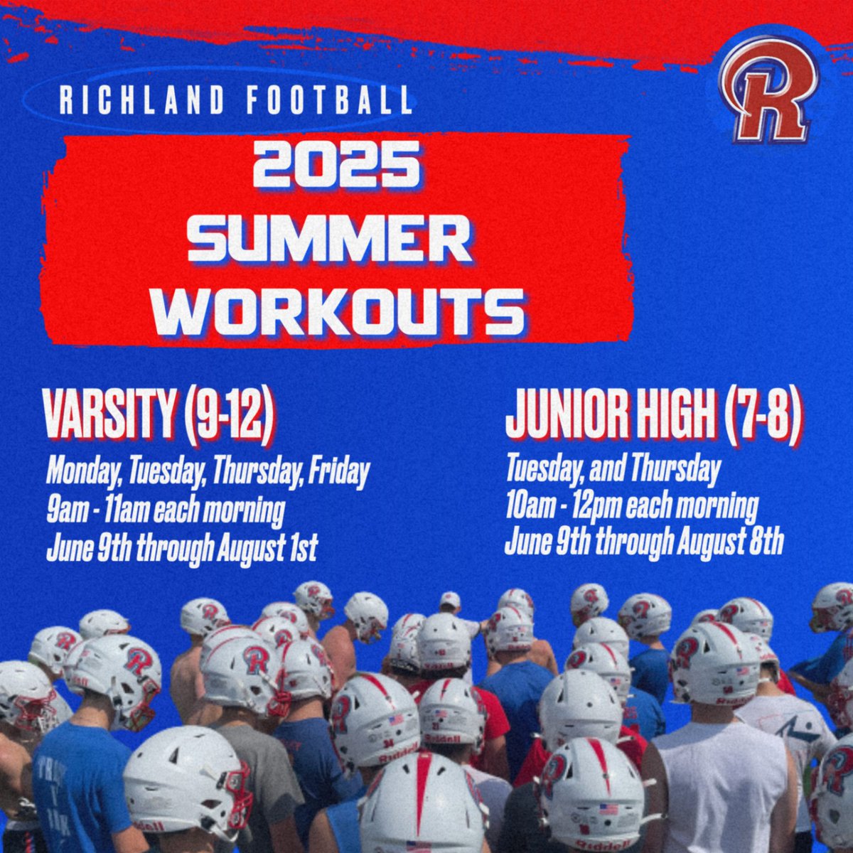 2025 SUMMER WORKOUTS