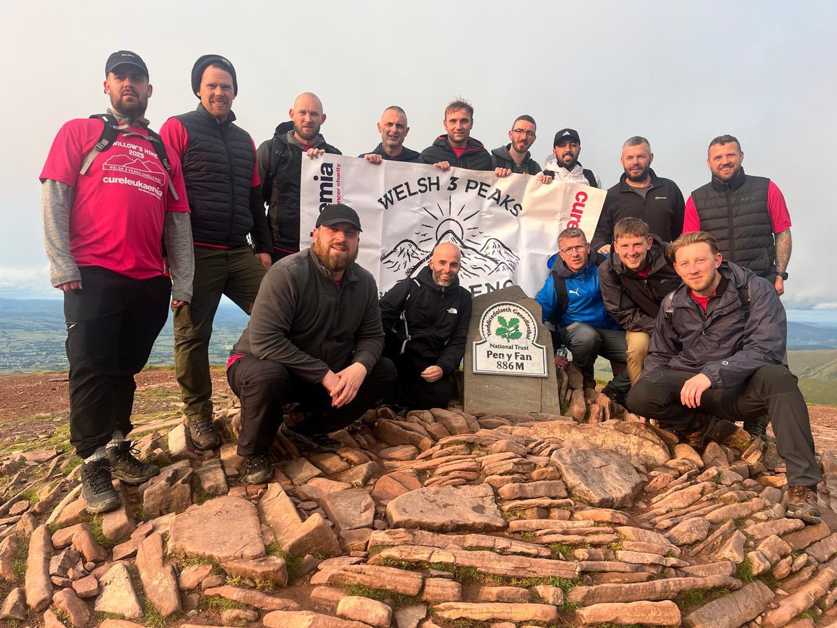 Craig Tanser (@cdtanser) on Twitter photo Welsh 3 Peak 24hr Challenge β
completed in 17 hours. All to raise money for <a href="/CureLeukaemia/">Cure Leukaemia</a> to help fund ATICUS the Worlds First Paediatric Transplant Trials Network. Welsh 3 Peak 24hr Challenge β
completed in 17 hours. All to raise money for <a href="/CureLeukaemia/">Cure Leukaemia</a> to help fund ATICUS the Worlds First Paediatric Transplant Trials Network.