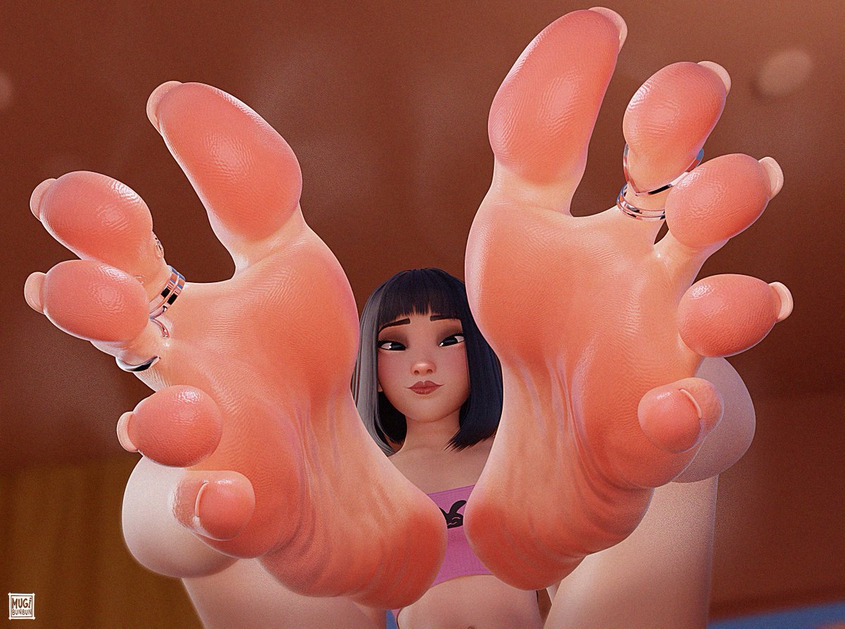 mugibunbun's tweet photo. “Should I keep 'em on… or off? 🧦😏🩷” https://t.co/O8q2v2xJTb