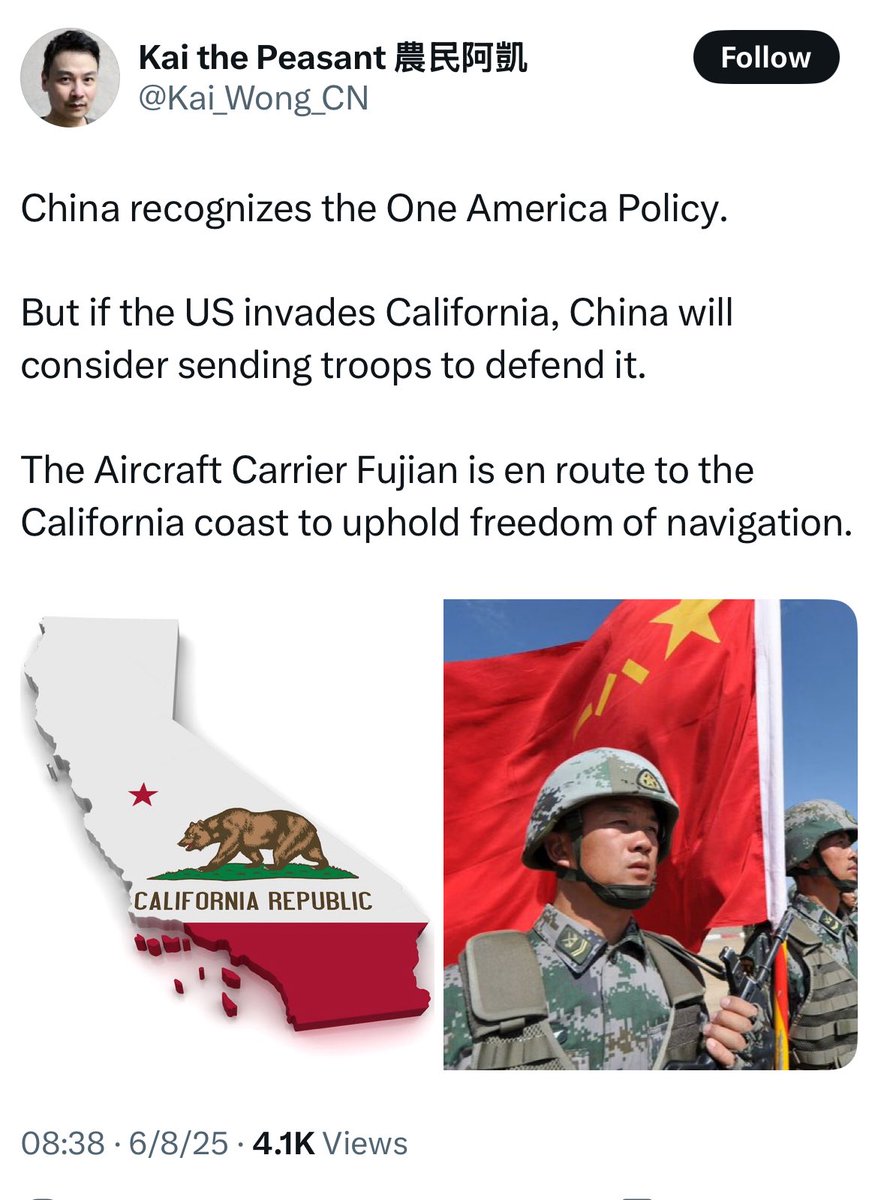 <a href="/Karl_Was_Right/">Bay Area People’s Republic 🚩☭</a> War to resist US aggression and aid the Republic of California