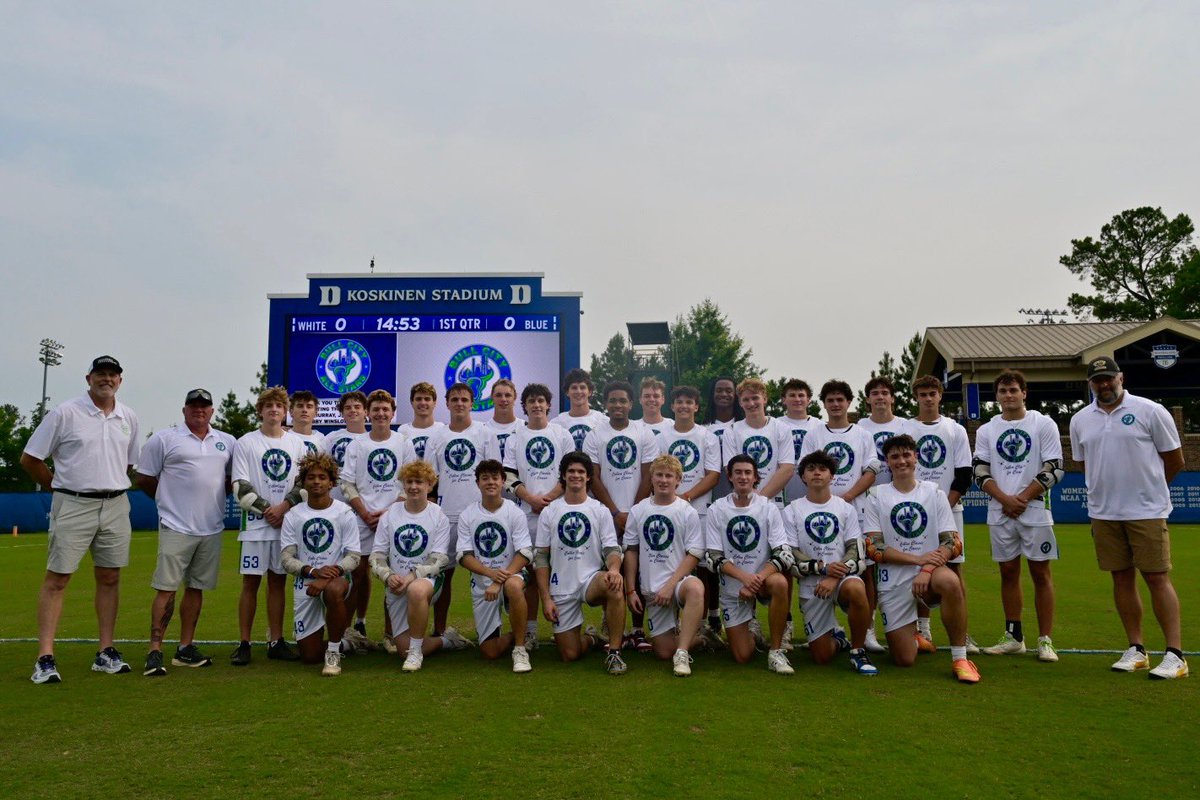 2025 Men’s Game Recap:
Blue 6-3
White 9-8 half
Tied 11-11
White 14-13 final

Offensive MVP
Blue #2
Justin Conly - Attack
Cardinals Gibbons 

Defensive MVP
Blue #34
Wesley Little - Goalie
Pinecrest