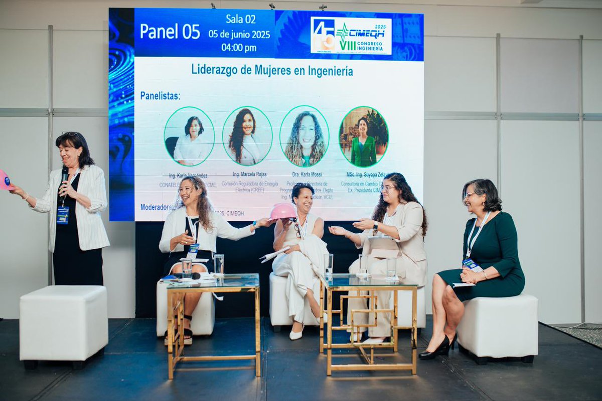 CIMEQH's tweet image. Algunas fotografías de los paneles de expertos desarrollados en el VIII Congreso de Ingeniería CIMEQH 2025

#congresocimeqh2025
#ingenieriahonduras
#congresodeingenieria