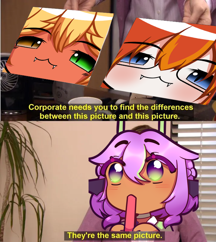 Based on an actual interaction:
<a href="/ValeValkyron/">Vale Valkyron 🦊🥼</a> <a href="/annedorima/">ANDORIMA 💜🌊 | VGoobers🫧 | SEA HORSE</a>