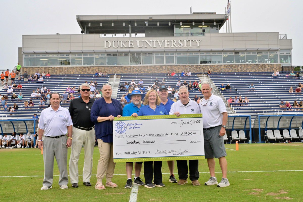 And congratulations again to our 2025 Tony Cullen Scholarship winners.

This year, the NCHSAA awarded four, $2,500 scholarships in Tony’s name

2 women + 2 men ~ $10,000 total