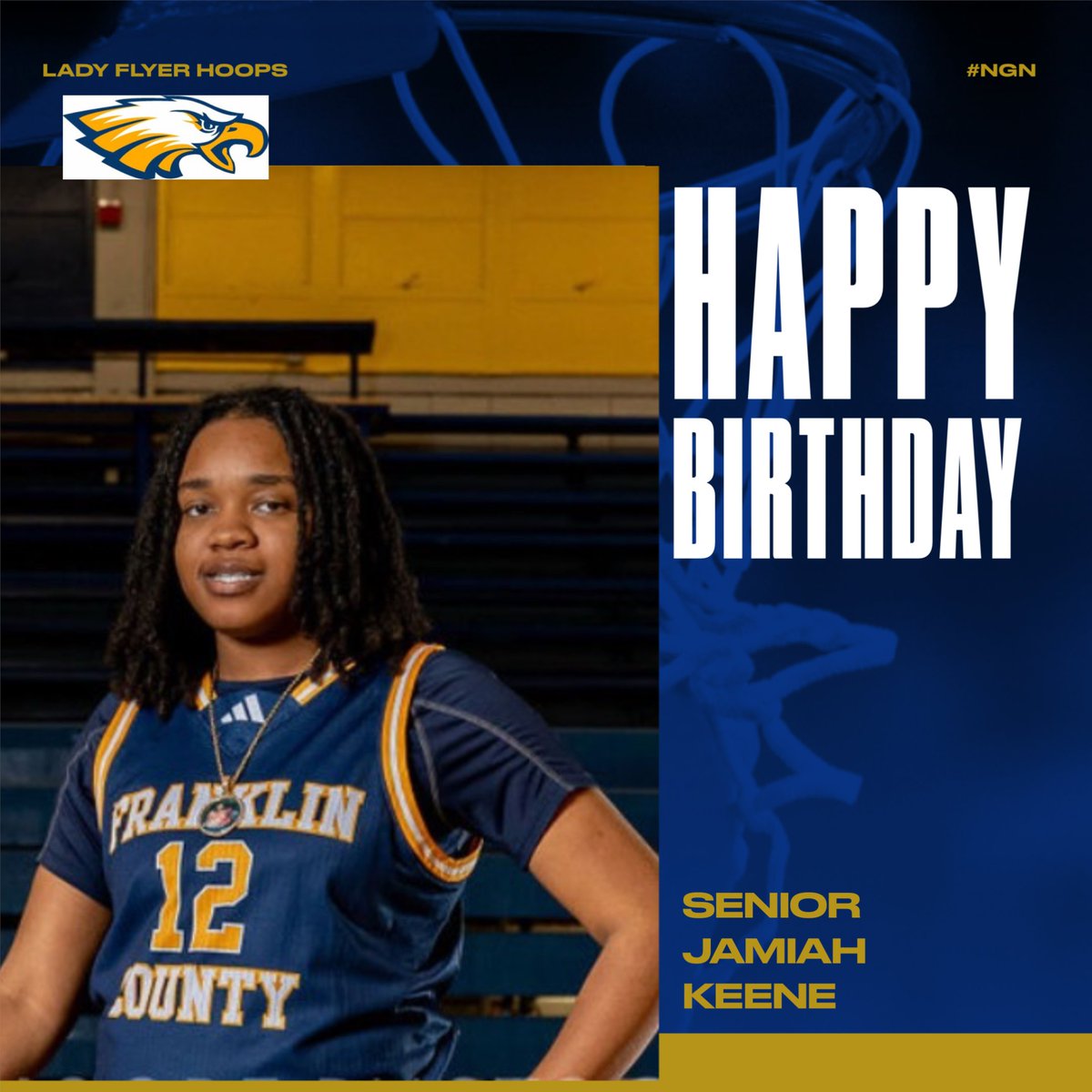 Happy Birthday to Lady Flyer Senior #12 Jamiah Keene! #NGN