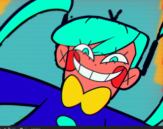 My fave frames even if the other one is a smear/inbetween. I love her so much and her fckass grin