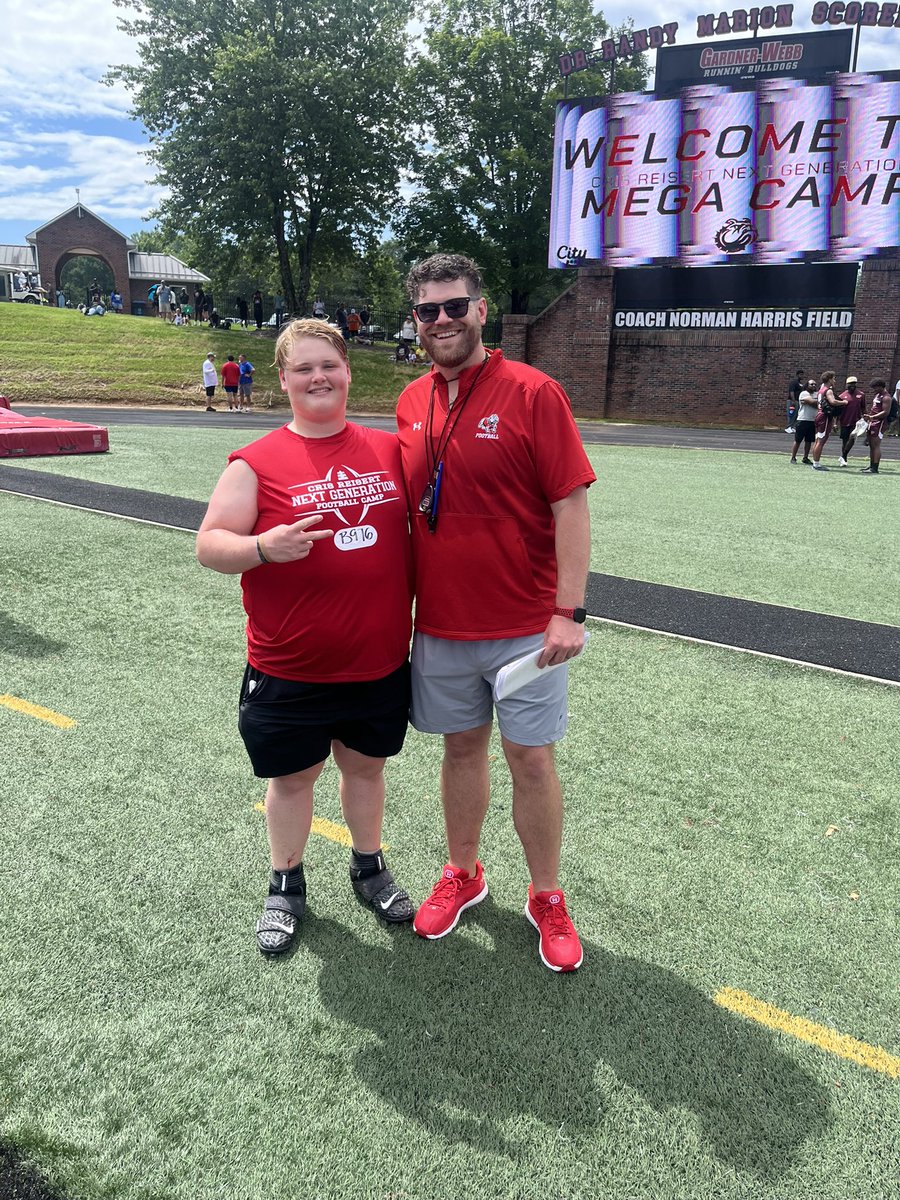 Cody “Smoketime” Haymes (@cody_haymes) on Twitter photo Had a Great Camp Yesterday <a href="/GWUFootball/">Gardner-Webb Football</a> can’t wait to be back!
<a href="/CoachTylerJohns/">Tyler Johns</a> <a href="/gardnerwebbap/">Gardner-Webb Athletic Performance</a> <a href="/train0187/">TRAINBUILT PERFORMANCE</a> <a href="/GregPort17/">Greg Porter</a> <a href="/Godsgift_Nate/">Nate Paxton</a> Had a Great Camp Yesterday <a href="/GWUFootball/">Gardner-Webb Football</a> can’t wait to be back!
<a href="/CoachTylerJohns/">Tyler Johns</a> <a href="/gardnerwebbap/">Gardner-Webb Athletic Performance</a> <a href="/train0187/">TRAINBUILT PERFORMANCE</a> <a href="/GregPort17/">Greg Porter</a> <a href="/Godsgift_Nate/">Nate Paxton</a>