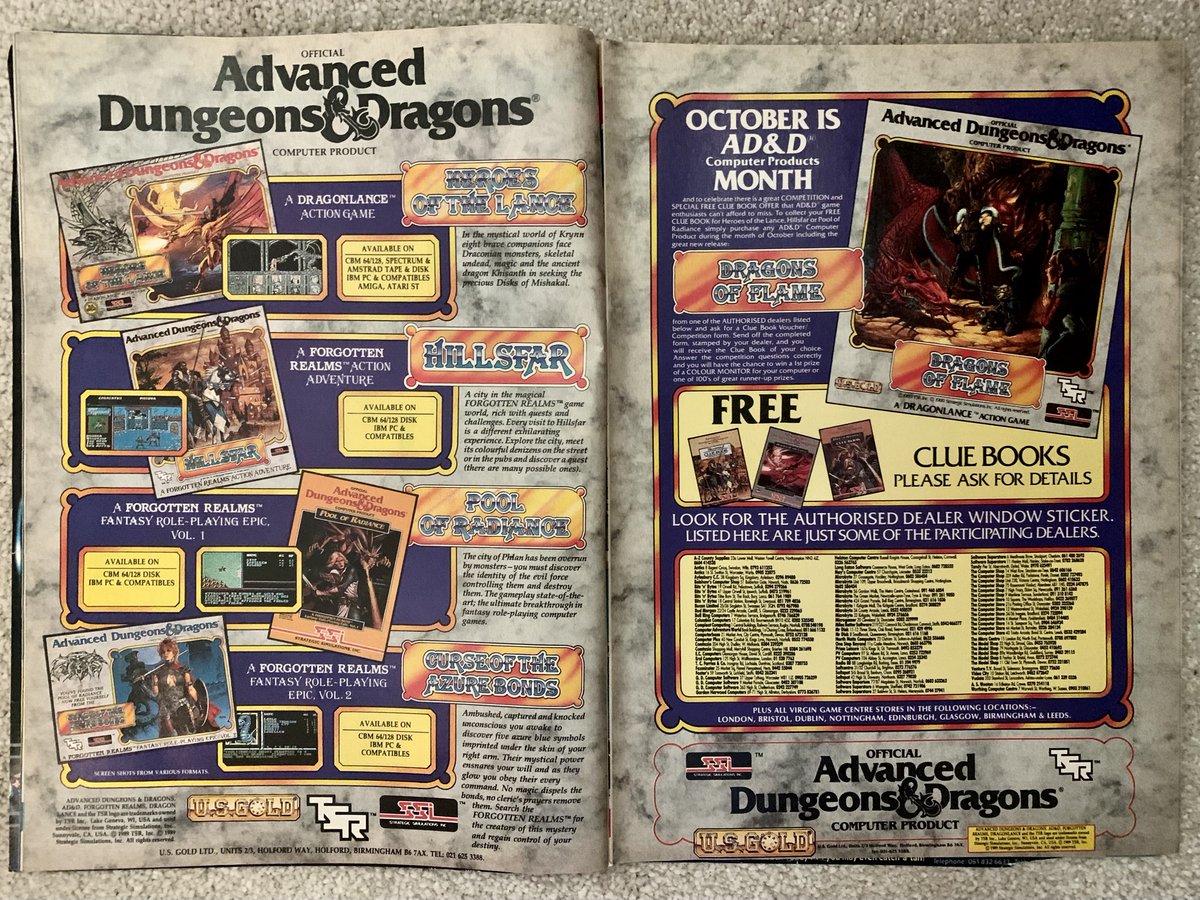 I had such a good time with these Advanced Dungeons &amp; Dragons games on the Atari ST! #retrogaming