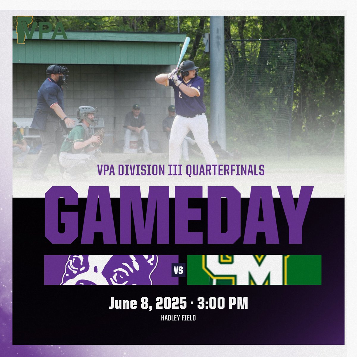 Bellows Falls Athletics (@bfterriers) on Twitter photo βΎοΈ GAMEDAY β QUARTERFINALS! βΎοΈ
#3οΈβ£ Bellows Falls Terriers πΎ
vs
#6οΈβ£ Green Mountain
π
Sunday (Today!) β Rare Sunday showdown!
π 3:00 PM
π Hadley Field
Our Terriers take the diamond this afternoon in a big Quarterfinal matchup β with a trip to the Semifinals on the line! βΎοΈ GAMEDAY β QUARTERFINALS! βΎοΈ
#3οΈβ£ Bellows Falls Terriers πΎ
vs
#6οΈβ£ Green Mountain
π
Sunday (Today!) β Rare Sunday showdown!
π 3:00 PM
π Hadley Field
Our Terriers take the diamond this afternoon in a big Quarterfinal matchup β with a trip to the Semifinals on the line!