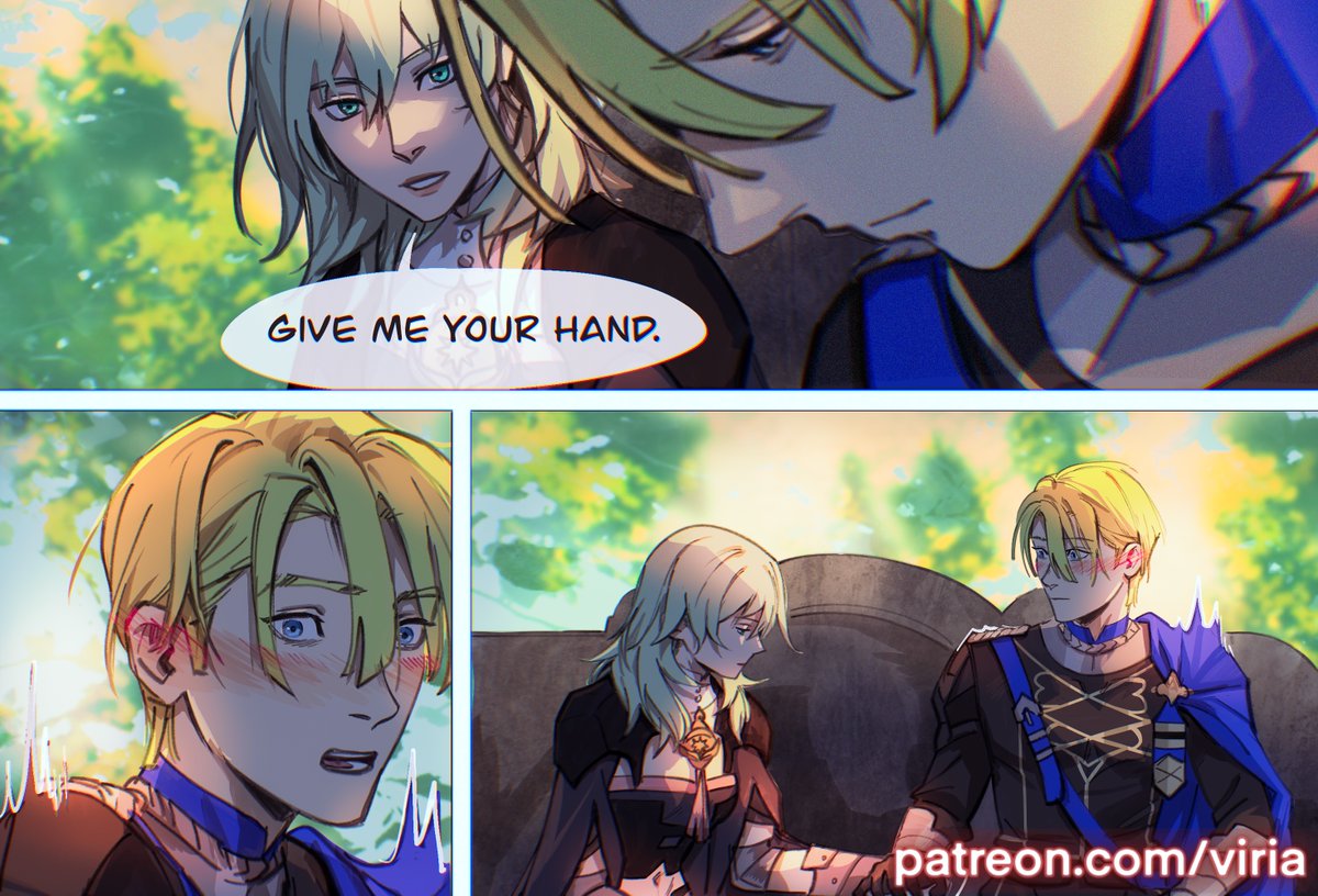 Finished this little #dimileth comic👀 
Early access in Fireflies!✨ 