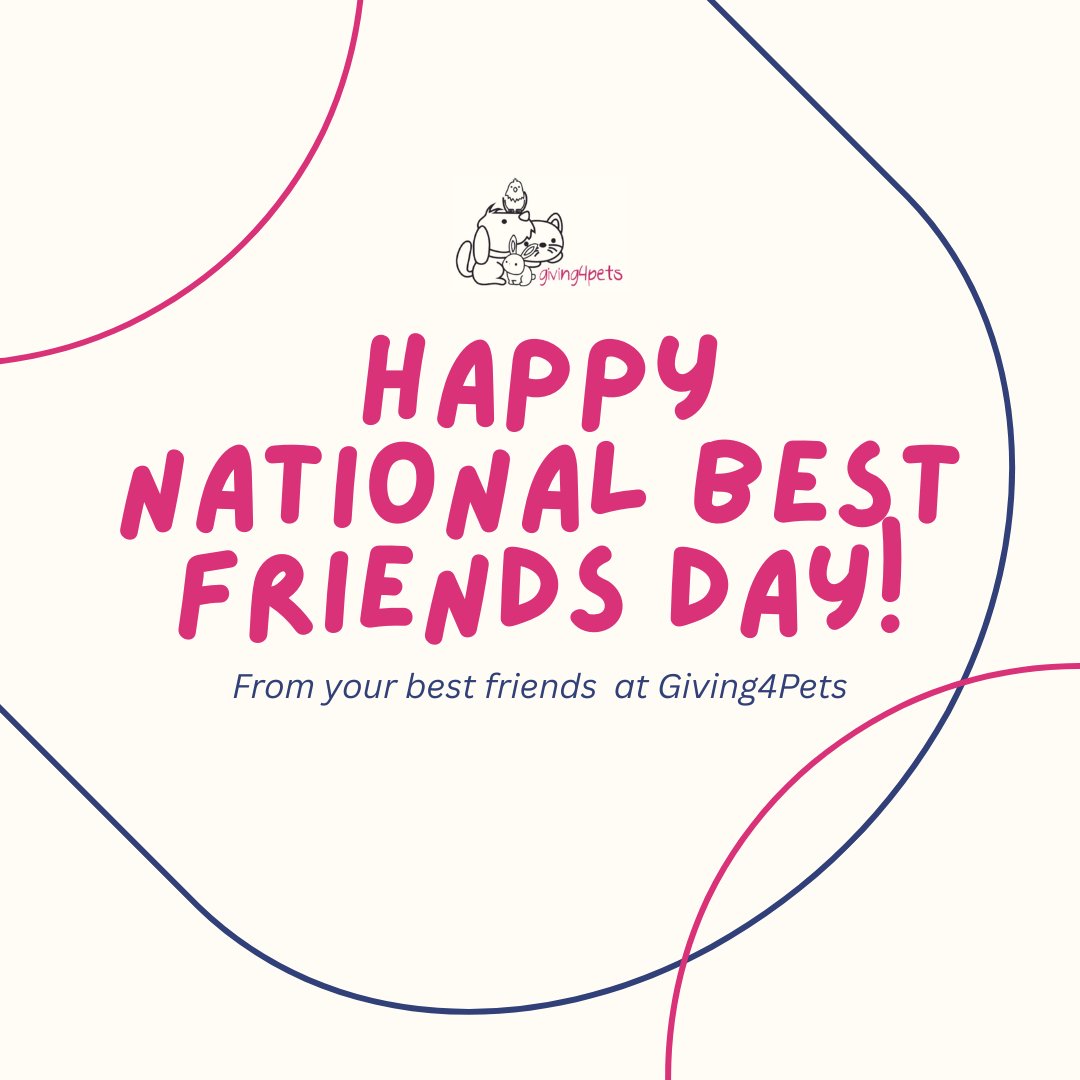 We're so glad to be best friends with all of you! Happy National Best Friends Day 🐶❤️