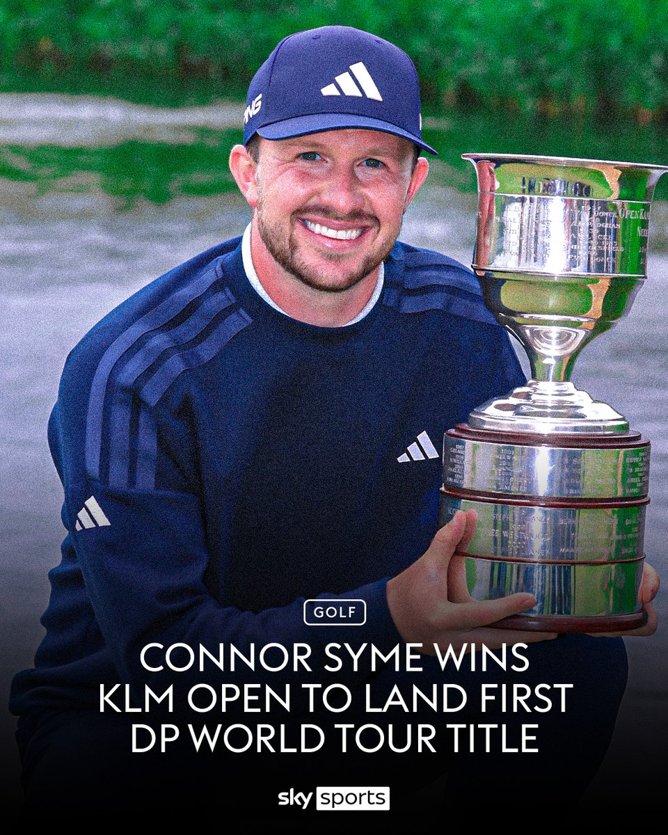 Scotland's Connor Syme won the KLM Open to claim his first title on the DP World Tour 🏴󠁧󠁢󠁳󠁣󠁴󠁿🏆