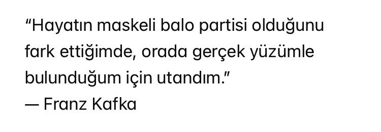Hayatta birçok şey çok sonradan anlaşılır.