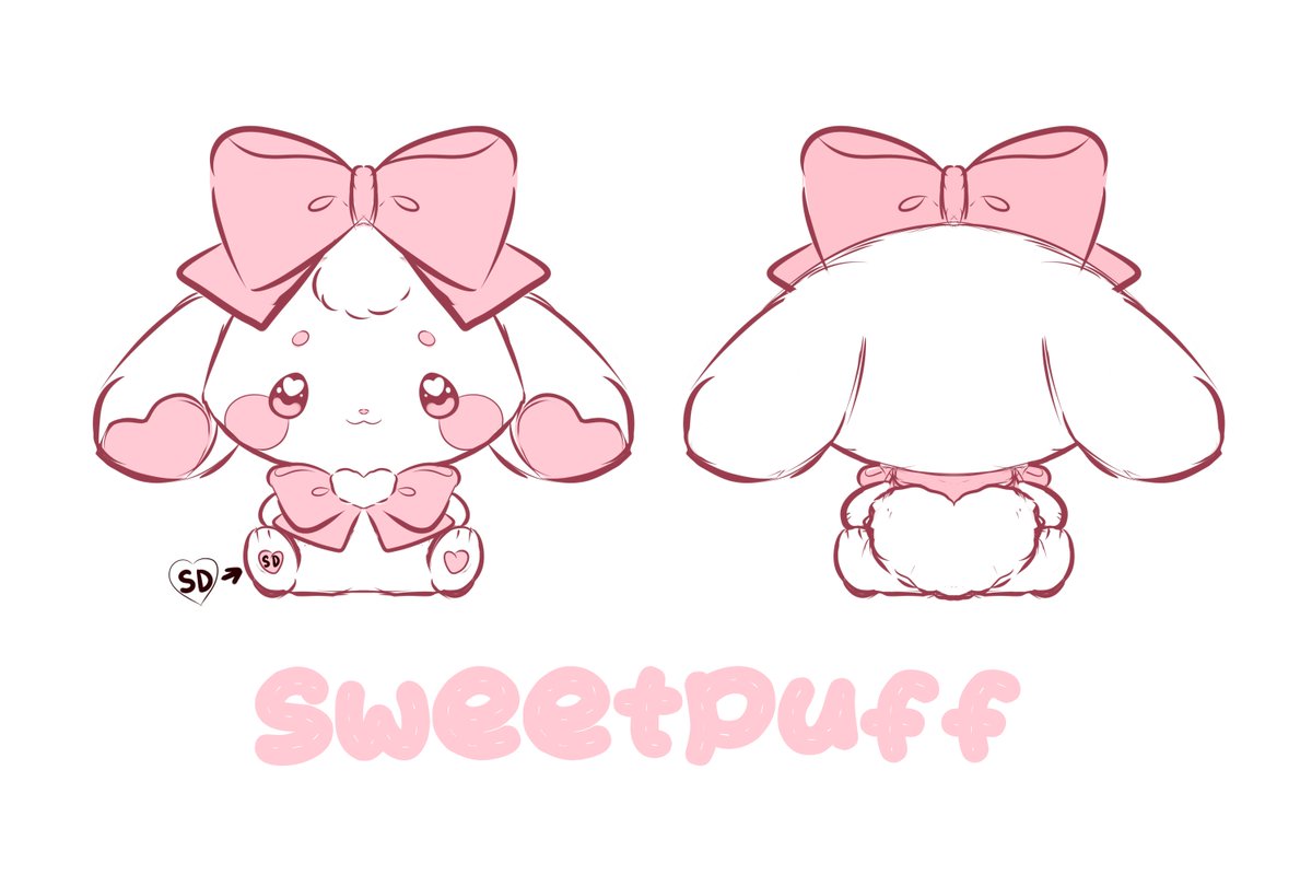 🎀PLUSHIE INTEREST CHECK!!!🎀

Meet Sweetpuff, the very first Sugary Dolly!
She is a joyful lop bunny who loves spreading smiles!

Reposts super appreciated! 🩷