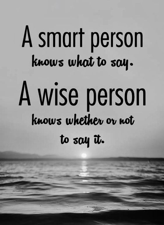 #ICUThoughtForToday: A wise person