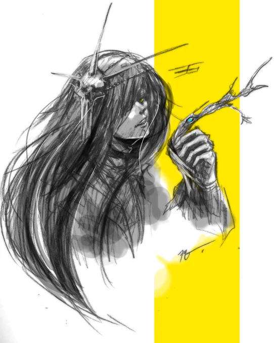 #クリエイター様の中に黄色の作品をお持ちの方はいらっしゃいませんか #イラスト