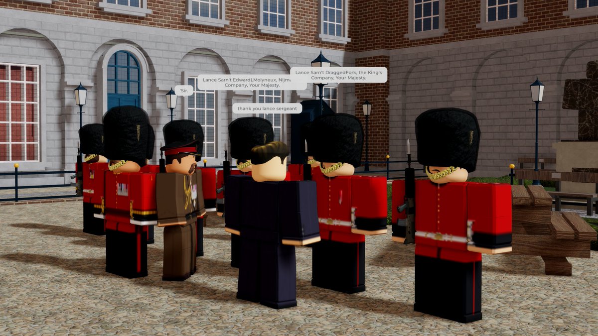 roblox_royal's tweet image. His Majesty visited Westbridge today, where he inspected the Grenadier Guard and greeted members of the Royal Automobile Club.