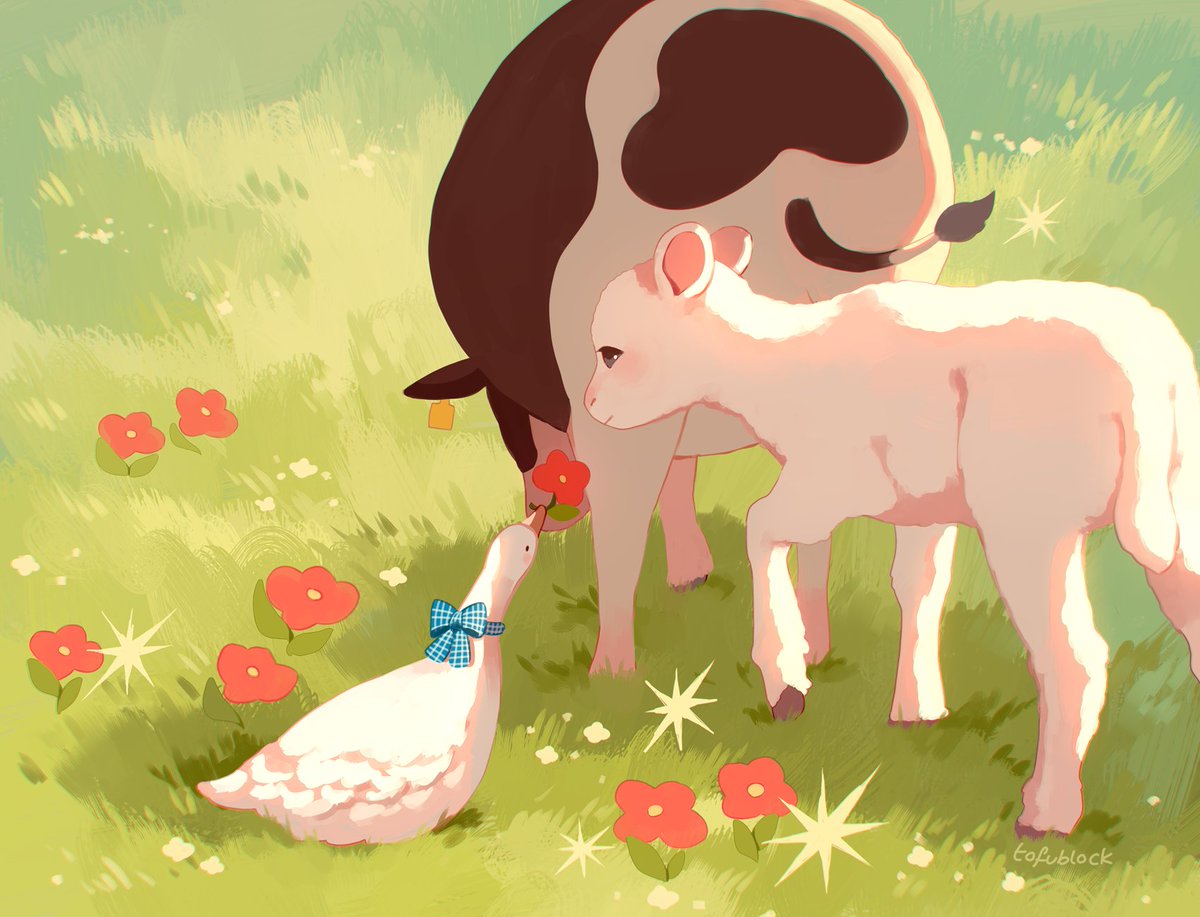 tofublock's tweet image. &quot;I&apos;m a duck. You&apos;re a sheep. We can make it work&quot; 🌹
