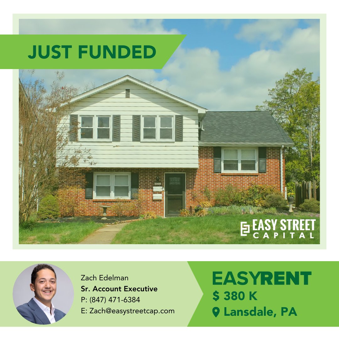 Zach Edelman | STR Lender (@zachedelmanesc) on Twitter photo Just funded in Lansdale, PA 🏡
Sponsor used a cash-out refi to purchase a cash-flowing LTR/STR duplex—what I call “the lob…the jam!”
📍 Suburban Philly
💸 $4,756 underwritten rent
📈 1.34x DSCR
Follow <a href="/zachedelmanesc/">Zach Edelman | STR Lender</a> for more wins! Just funded in Lansdale, PA 🏡
Sponsor used a cash-out refi to purchase a cash-flowing LTR/STR duplex—what I call “the lob…the jam!”
📍 Suburban Philly
💸 $4,756 underwritten rent
📈 1.34x DSCR
Follow <a href="/zachedelmanesc/">Zach Edelman | STR Lender</a> for more wins!