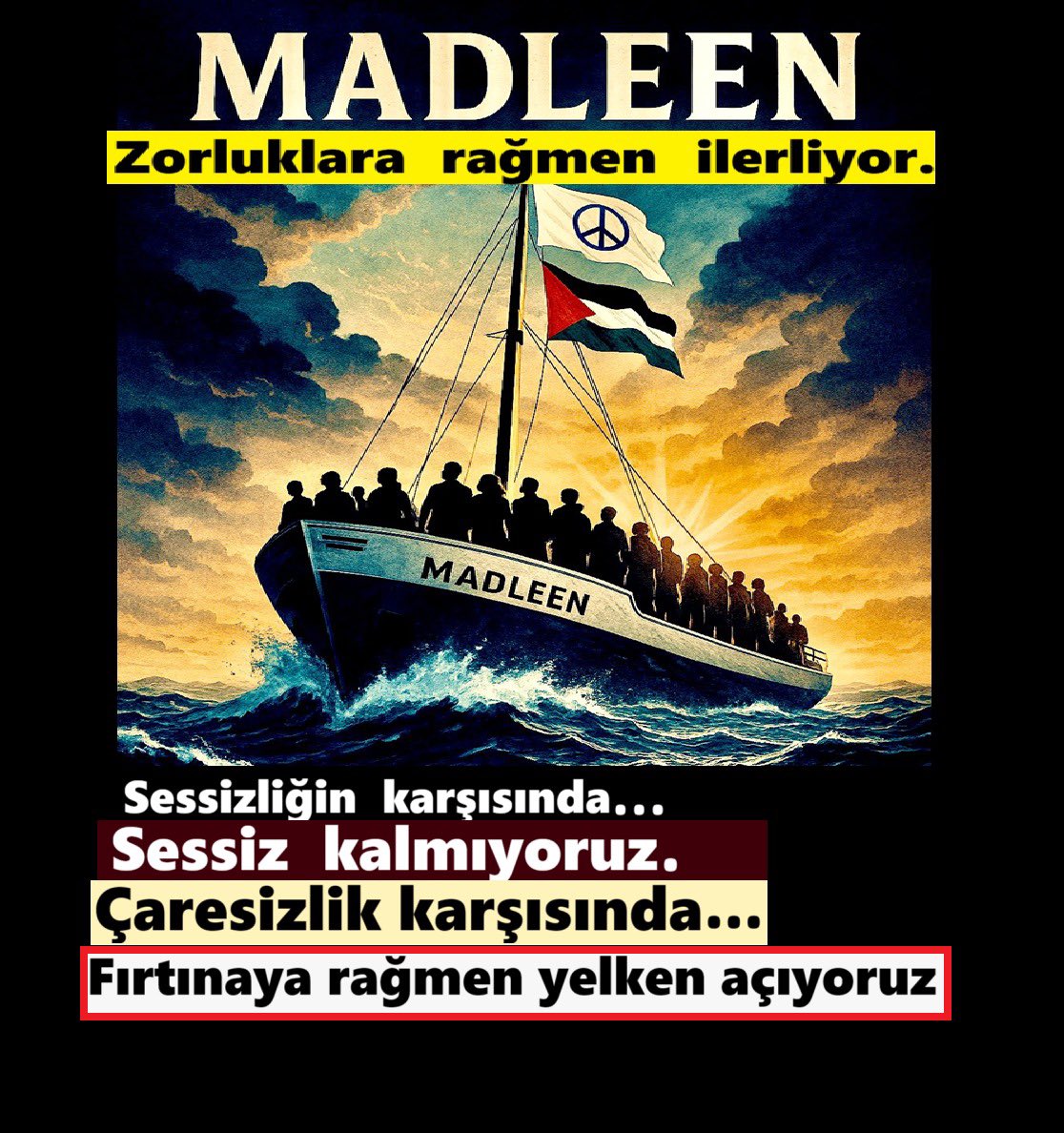 #TuerkiyeMadleenİcinAyakta 
 #WeAreMadleen