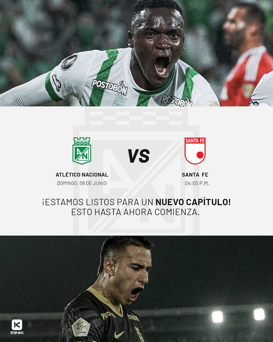 ¡𝗡𝘂𝗲𝘀𝘁𝗿𝗮 𝘀𝗲𝗴𝘂𝗻𝗱𝗮 𝗳𝘂𝗻𝗰𝗶𝗼́𝗻 𝗲𝗻 𝗰𝗮𝘀𝗮 𝗲𝘀 𝗰𝗼𝗻𝘁𝗿𝗮 𝗹𝗼𝘀 𝗖𝗮𝗿𝗱𝗲𝗻𝗮𝗹𝗲𝘀!😼✊

El Atanasio Girardot esta listo para el tercer capítulo de las semifinales de Liga 🎞️🎬

Vamos todos juntos con Fanki por el paso a la final 🫂🤩

#FankiMiLlave🔑