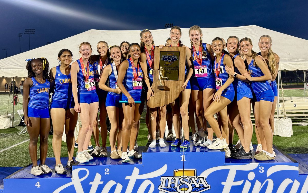 Richie Hall (@richie_hall) on Twitter photo Carmel coach Aaron McRill said his team had to "nickel and dime" points for the state meet. The Greyhounds cashed in with a team state championship.
My story here: readthereporter.com/nickels-and-di…
<a href="/carmelathletics/">Jim Inskeep</a> <a href="/CarmelGirlsTF/">Carmel Girls T&F</a>
Thanks for the photo <a href="/TomOestreich/">Dr. Tom Oestreich</a> Carmel coach Aaron McRill said his team had to "nickel and dime" points for the state meet. The Greyhounds cashed in with a team state championship.
My story here: readthereporter.com/nickels-and-di…
<a href="/carmelathletics/">Jim Inskeep</a> <a href="/CarmelGirlsTF/">Carmel Girls T&F</a>
Thanks for the photo <a href="/TomOestreich/">Dr. Tom Oestreich</a>