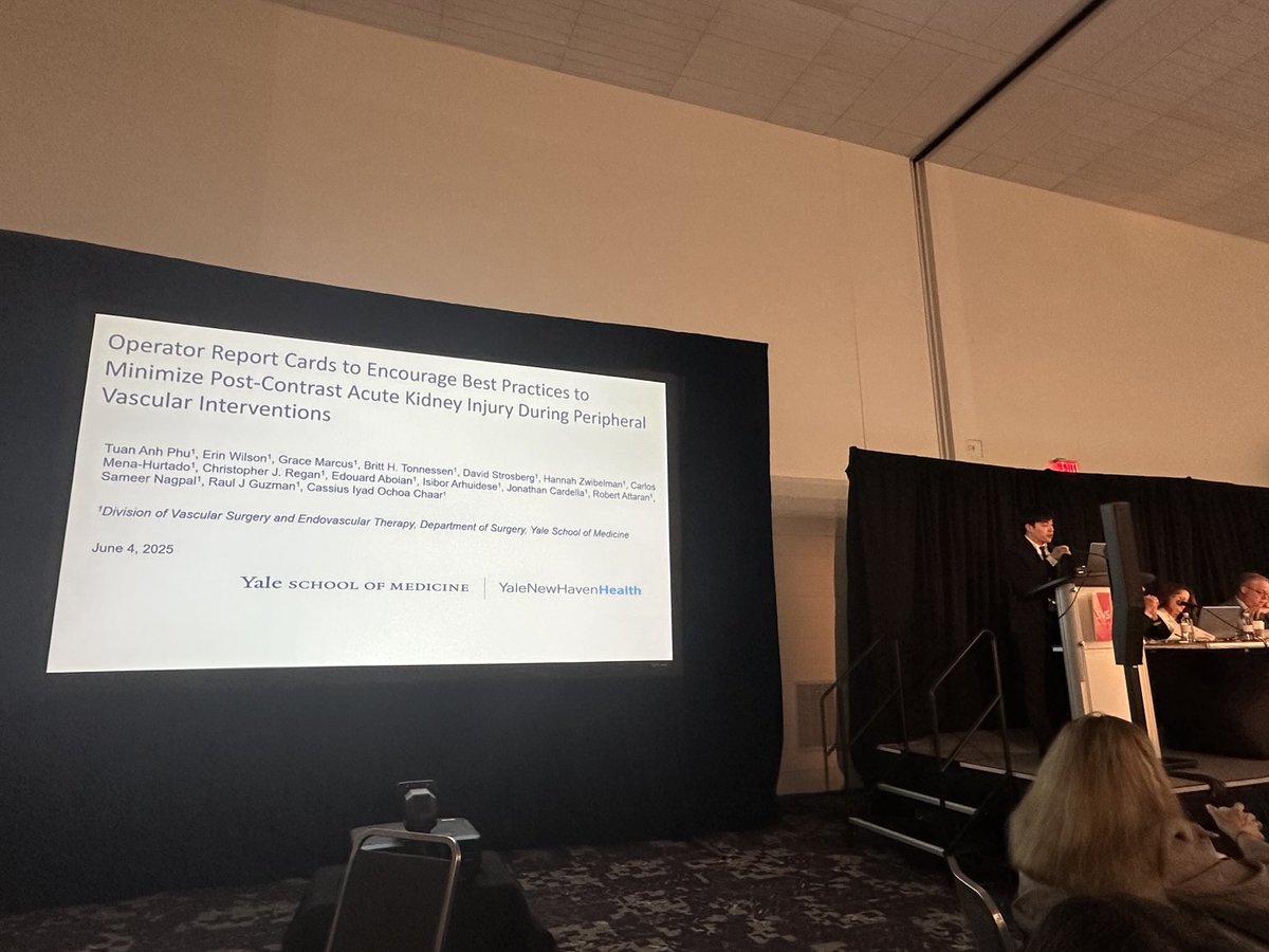 MdChaar's tweet image. Outstanding presentations by Yale vascular surgery research team … too many to fit in a post …. @YaleVascular @YaleMedicine @YaleSurgery