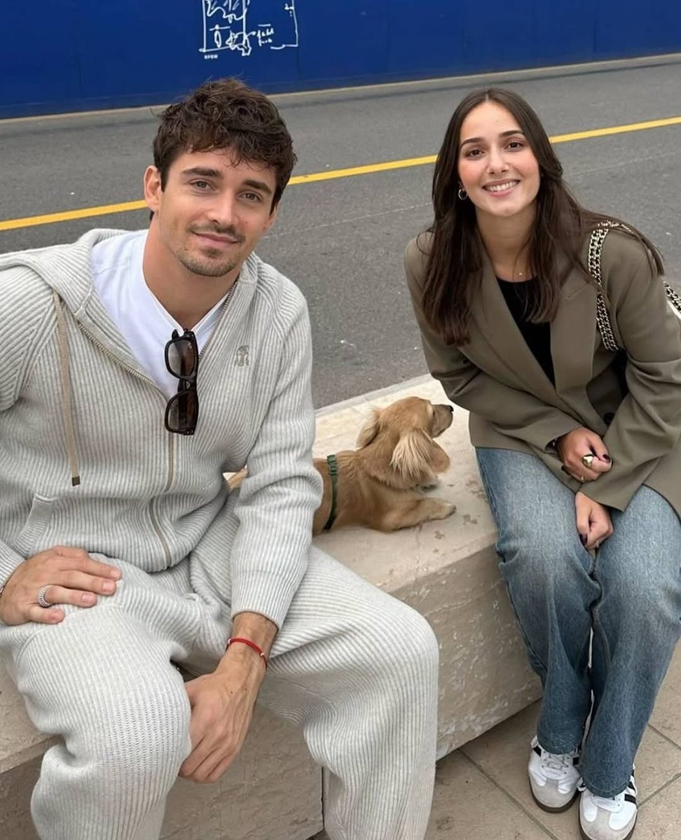 leclercsletters's tweet photo. charles and leo recently with a fan https://t.co/Qu0oZvxWk2
