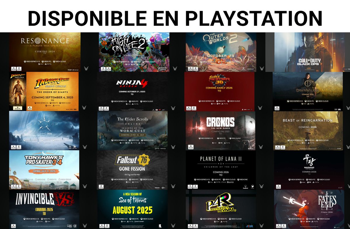Club_PS_'s tweet photo. Bueno ya que les gusta que quede claro la disponibilidad de los juegos mostrados... Pues poco más del 90% de lo mostrado llegará a #PlayStation💙
#XboxThirdParty https://t.co/3W2A9POaKI