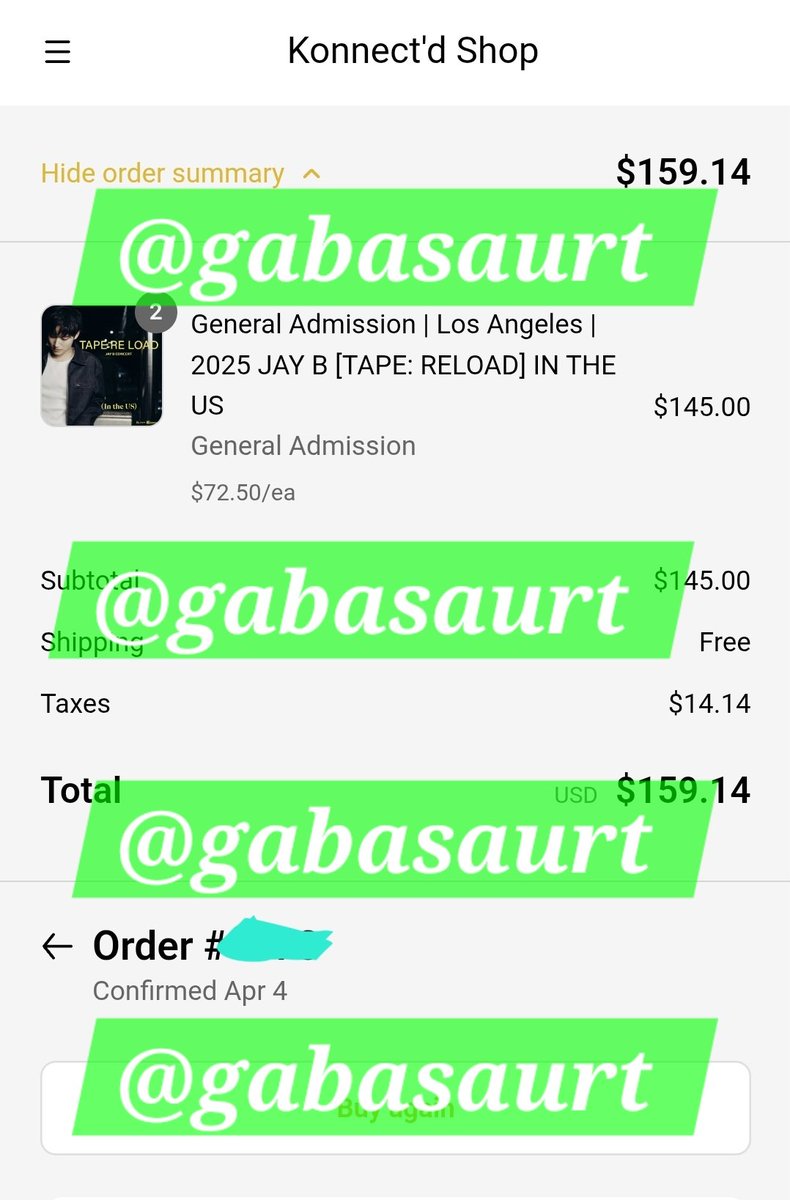 GabasaurT's tweet photo. [WTS]
⚡️JayB Los Angeles tickets
✨️6/8✨️

⚡️2 GA tickets
⚡️$79.57 (fv)

⚡️Can send proof and send them asap
#jayb #JAYB_TapeReLoad_US #JAYB_TapeReLoad_LA 
#jaybsale https://t.co/riuq4a8l8D