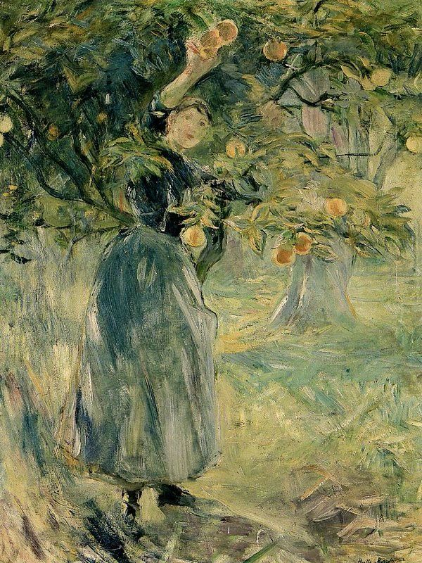 #MyWeeICUArtGallery: Berthe Morisot The Orange Picker 1889
