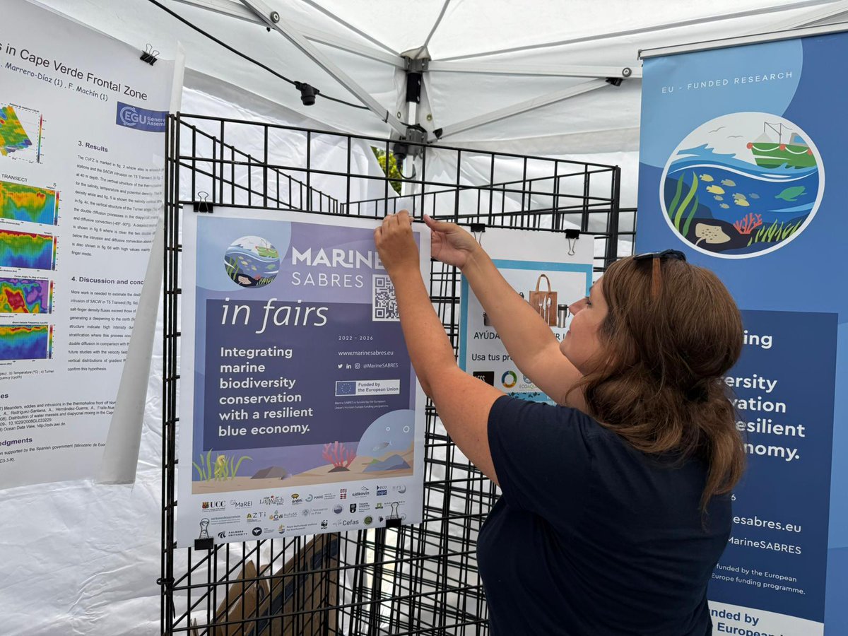 LifeWatchERIC's tweet image. What a wrap for this incredible 🐙 #MarineSABRESfair at #FIMAR2025! 🪼

🌍 🌐 We engaged with school students, families with children, passionate enthusiasts and the general public at large from all around the world. Thank you to everyone who visited our stand, it was amazing!