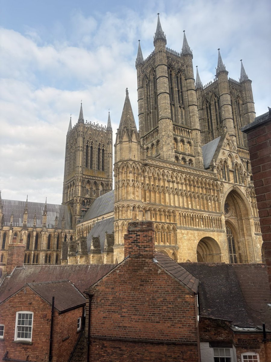 After a brilliant Richard III tour in Leicester, it’s lovely to relax in a hotel with a room with a view in Lincoln - next tour starts in York tomorrow …