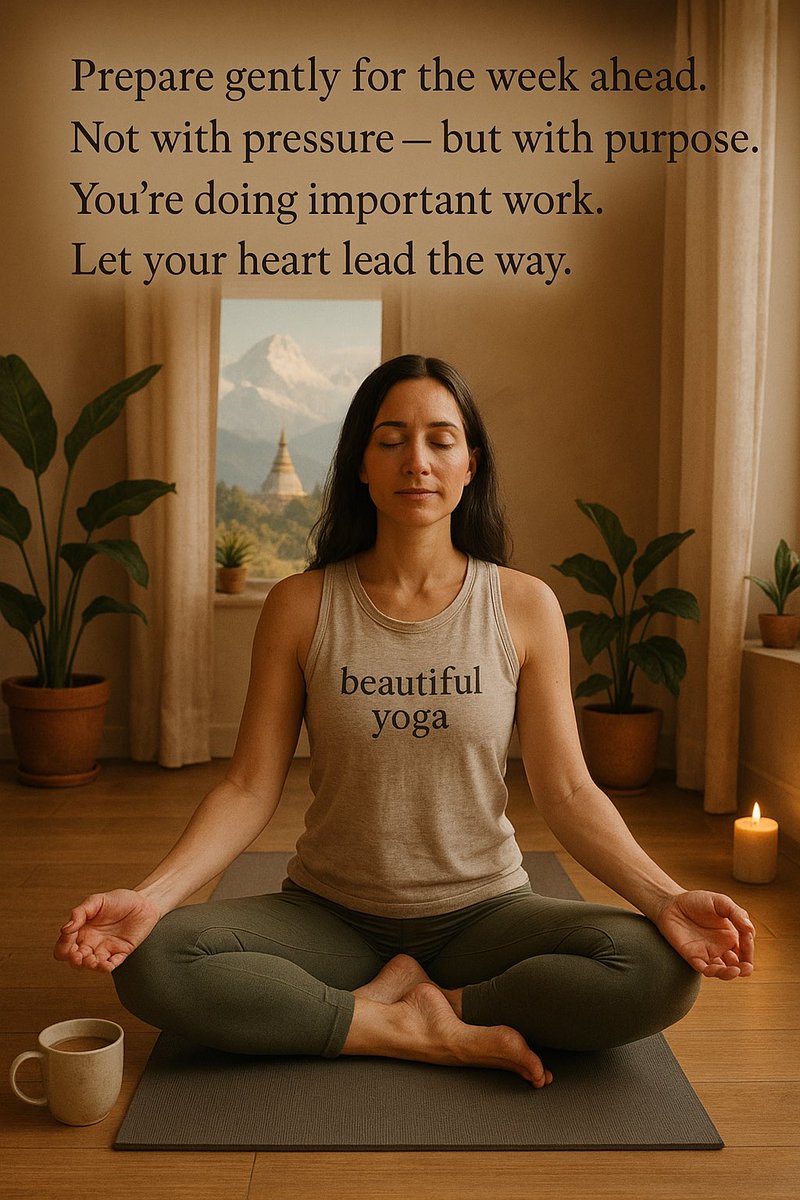 Prepare gently for the week ahead.
Not with pressure — but with purpose.

You’re doing important work. Let your heart lead the way. 
#edutwitter