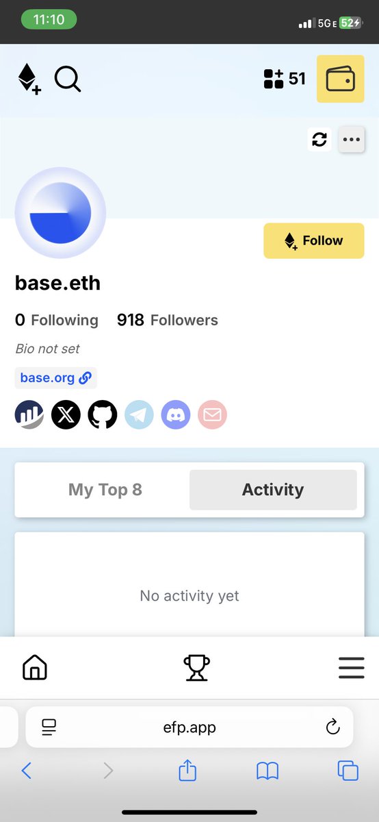 GeoCities (@geocities_eth) on Twitter photo 🧵4/9
Search a ENS, click 🏗️ and Follow the GeoCities website with <a href="/efp/">Ethereum Follow Protocol | efp.eth</a> 🧵4/9
Search a ENS, click 🏗️ and Follow the GeoCities website with <a href="/efp/">Ethereum Follow Protocol | efp.eth</a>