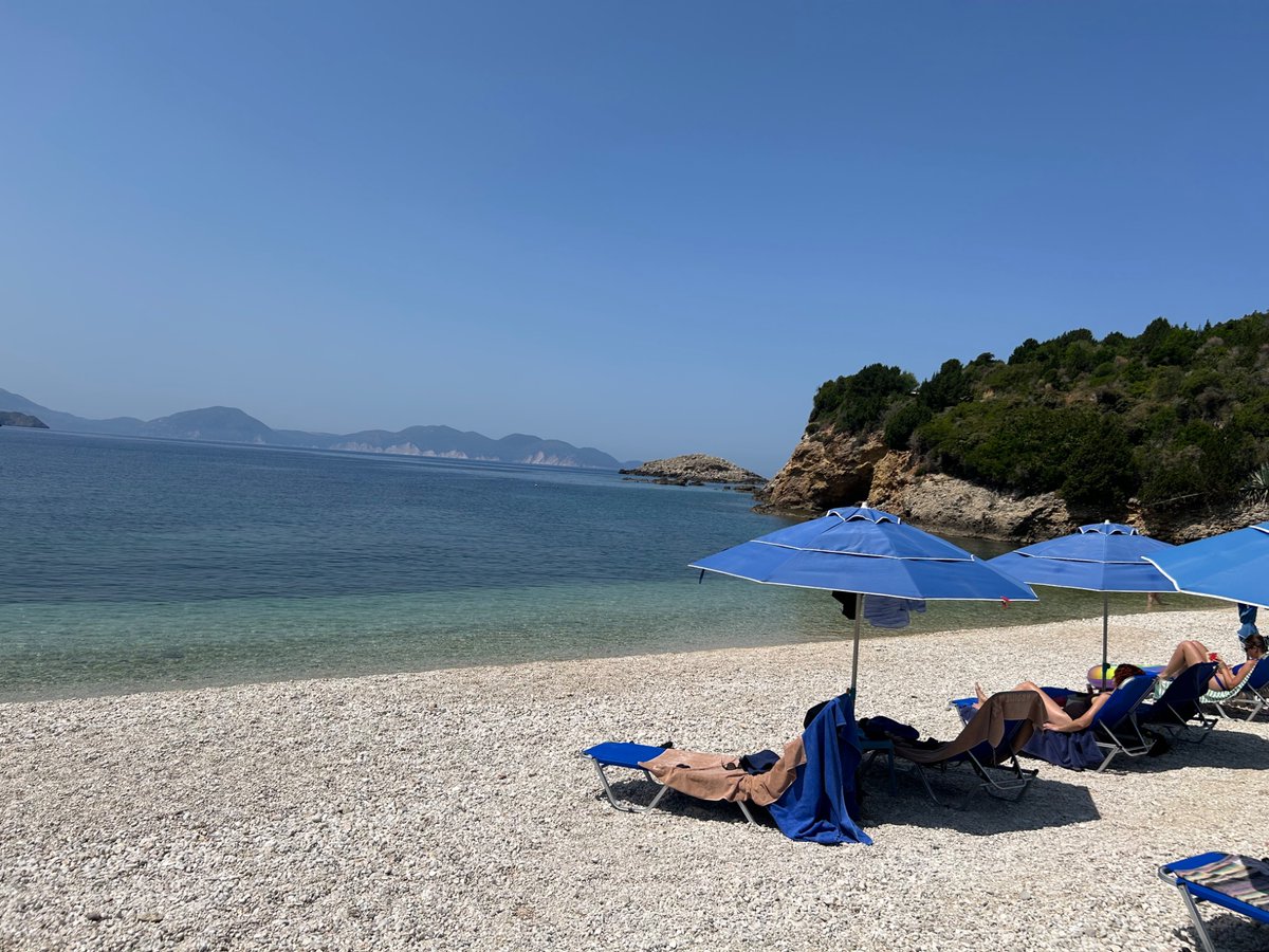 First picture myrtos beach travelling upto Fiskardo. Then pictures at Jerusalem beach and amazing food at Odysseas. Absolutely stunning.