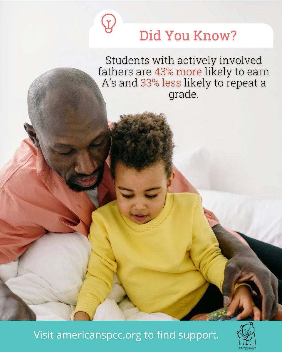 americanspcc's tweet photo. While this is true, we celebrate engaged fathers! At the same time, we honor ALL family structures. Having just ONE consistent, loving adult creates the foundation children need.

Different paths, same beautiful destination: thriving kids. 

#ForRT #AmericanSPCC https://t.co/dzkdAhMhV6