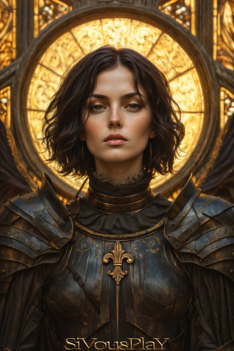 IngramOxford's tweet image. St. Joan of Arc Collection
Powered by #midjourney #mjv6 #stablediffusion #sdxl #faetastic #sdvn6 #aiart #digitalart #heroine #sivousplay #fantasy #fantasyart #angel #wings #Valkyrie #heavenly #joanofarc