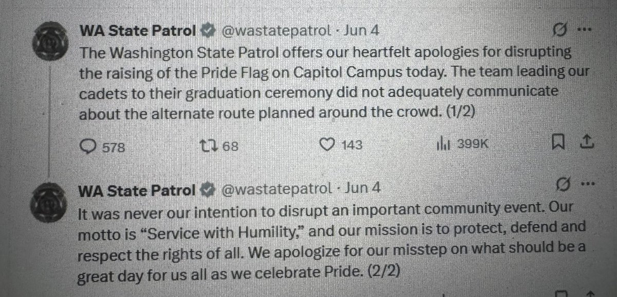 SavKev (@dk53901514) on Twitter photo <a href="/wastatepatrol/">WA State Patrol</a> you declined a request from a PD to issue a Amber Alert for the missing girls who were murdered but apologize for disrupting a Pride Flag ceremony. Beyond belief. 🤮 <a href="/DK53901514/">SavKev</a> <a href="/AGPamBondi/">Attorney General Pamela Bondi</a> <a href="/libsoftiktok/">Libs of TikTok</a> <a href="/GuntherEagleman/">Gunther Eagleman™</a> <a href="/NCMEC/">National Center for Missing & Exploited Children</a> <a href="/wastatepatrol/">WA State Patrol</a> you declined a request from a PD to issue a Amber Alert for the missing girls who were murdered but apologize for disrupting a Pride Flag ceremony. Beyond belief. 🤮 <a href="/DK53901514/">SavKev</a> <a href="/AGPamBondi/">Attorney General Pamela Bondi</a> <a href="/libsoftiktok/">Libs of TikTok</a> <a href="/GuntherEagleman/">Gunther Eagleman™</a> <a href="/NCMEC/">National Center for Missing & Exploited Children</a>