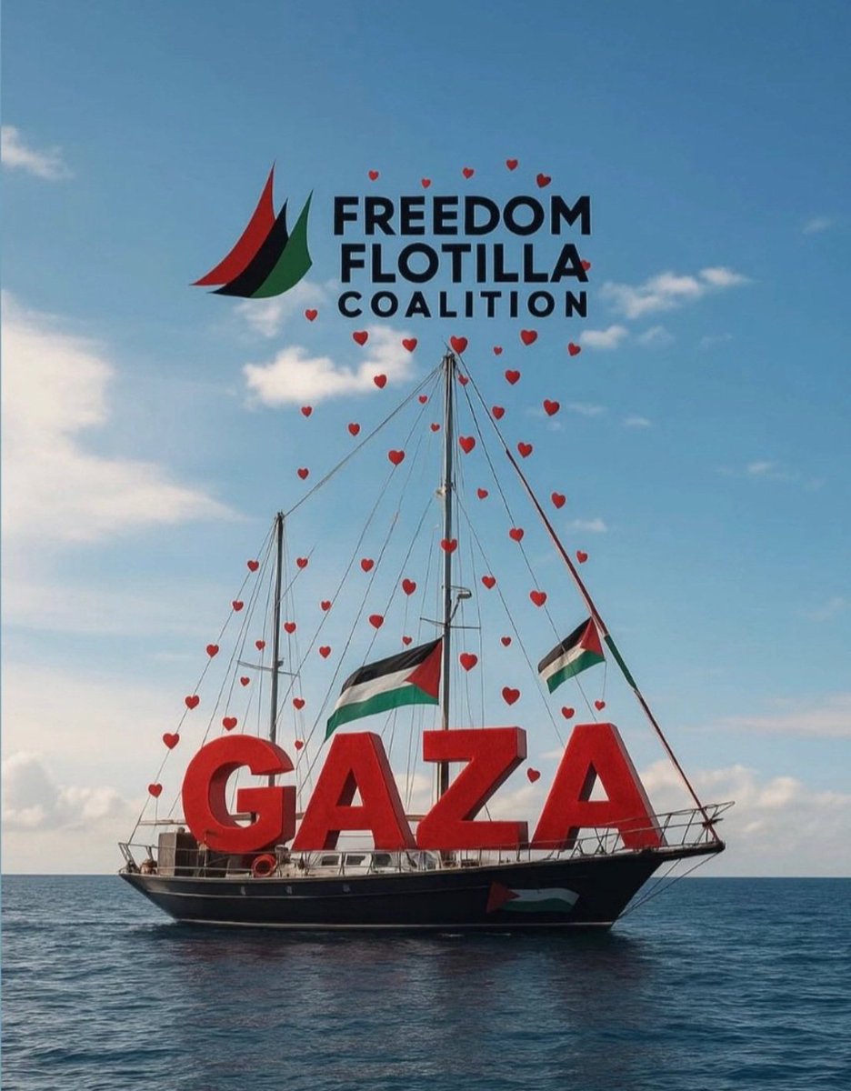 Yolcu34123762's tweet photo. #WeAreMadleen
#FreePalestine https://t.co/XHPxLxHFqC