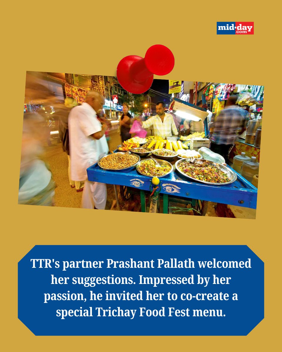 mid_day's tweet photo. A Trichy-born dentist brings flavours from her childhood to a Mumbai Tanjore Tiffin Room table in a soulful South Indian pop-up rooted in memory and tradition.
#SouthIndianFlavours #TrichyToMumbai #FoodWithHeart #BiryaniLove
https://t.co/Cupz8GpH78 https://t.co/nVzEm7K3kQ