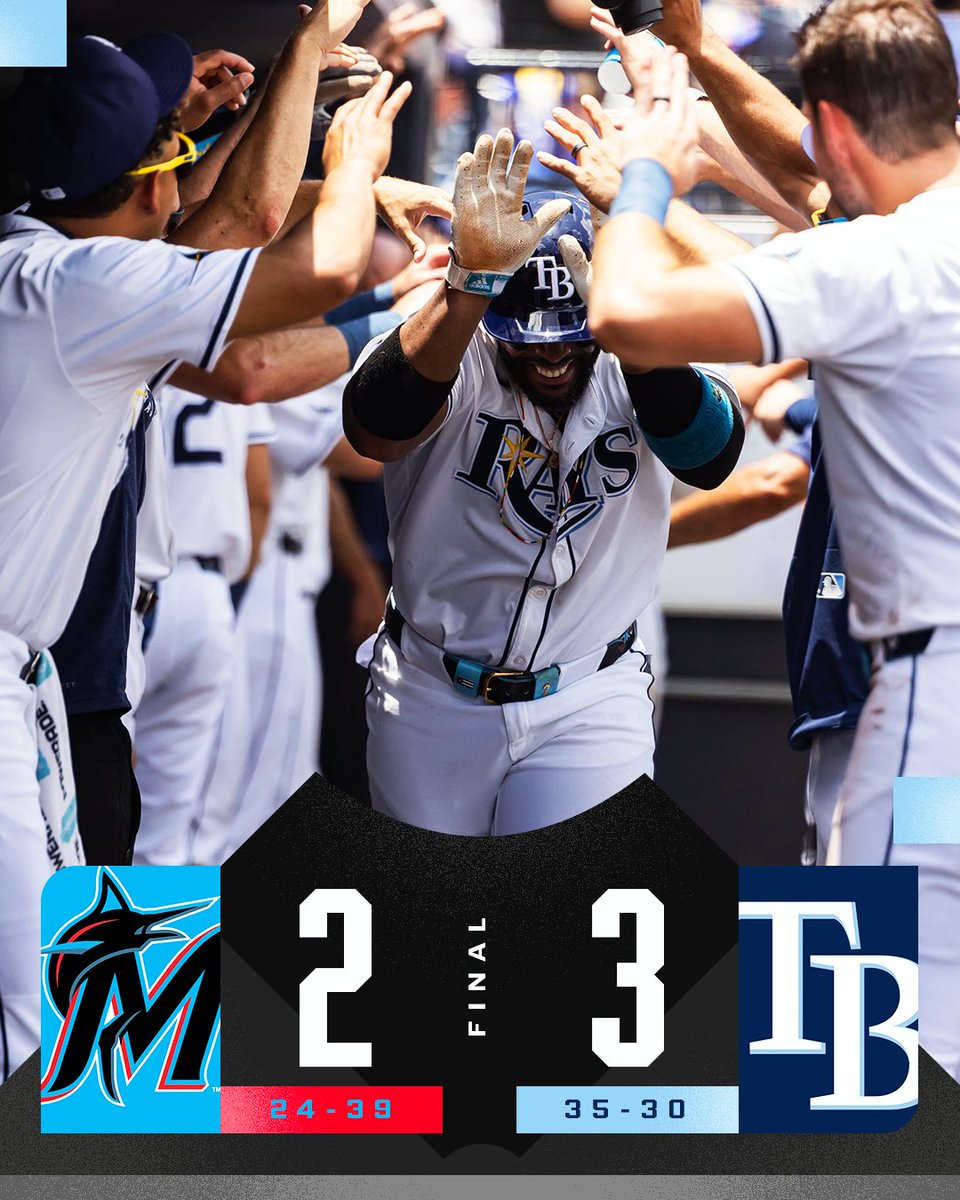 Yandy Díaz homers and <a href="/RaysBaseball/">Tampa Bay Rays</a> takes the series against Miami.