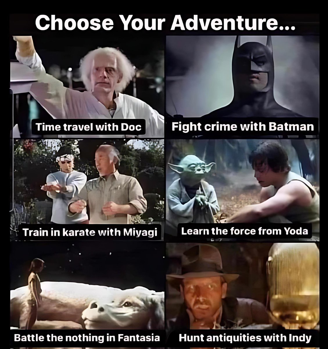 RetroMoviesDB's tweet photo. Choose your adventure.... https://t.co/QGD05g3kvQ