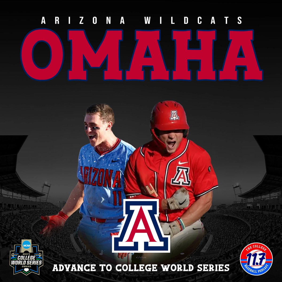 Arizona Wildcats win the Chapel Hill Super Regional and are headed to Omaha for the 19th time in program history
