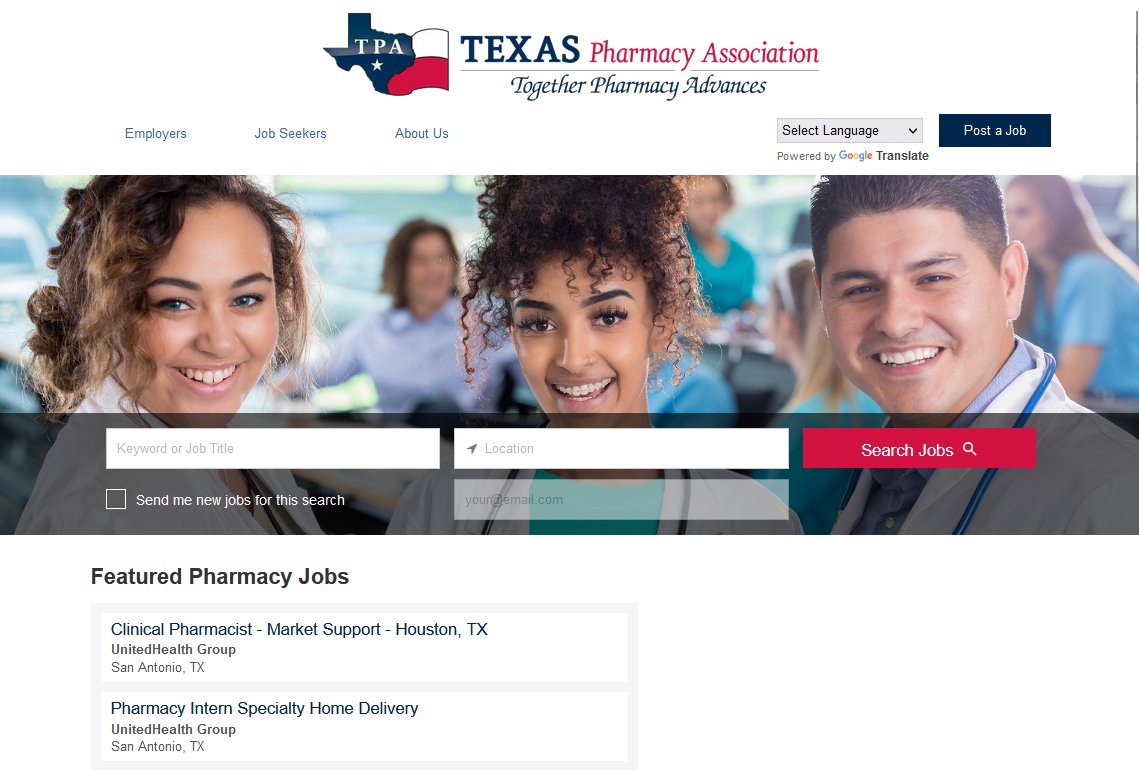 Need to hire a #pharmacist or #pharmacy technician in Texas? Post the position on TPA's online Career Center! texaspharmacy.careerwebsite.com