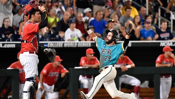 Rematch of the 2016 finals Coastal vs Arizona in the opening round in Omaha. Electric