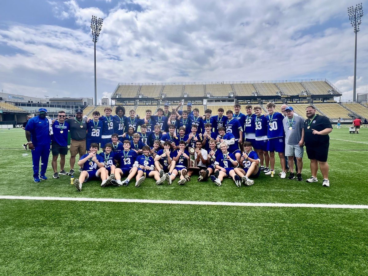 🏆🥍#OHSAA LACROSSE: Congratulation to Cincinnati St. Xavier for winning the 2025 Boys Division I Lacrosse State Championship! The Bombers won 12-6, resulting in their second lacrosse state title in school history.