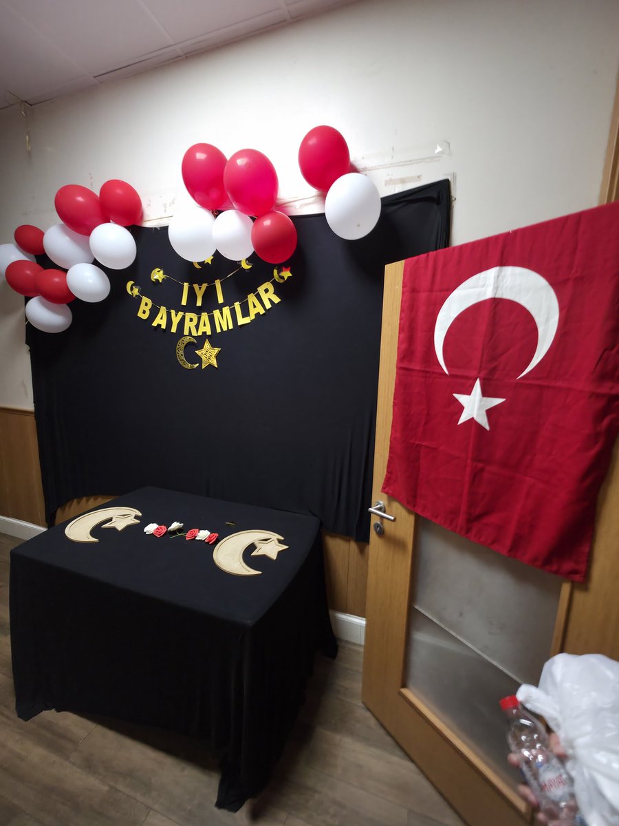 I enjoyed joining friends at the mosque for a lovely Eid breakfast today. I am grateful for the warm hospitality and delicious food. Eid Mubarak!  #EidCelebration 🕌🌙