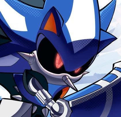 konakaijuuu's tweet image. When I made HIVEMIND, I always had a headcannon that his voice sounded like a mix between General Grievous and Neo Metal Sonic.
Always pictured him having a rougher, deeper, robotic voice to show his age, to prove he uses a mech suit, and to show he's been through alot.